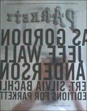 Tapa de Parkett No. 49 Laurie Anderson, Douglas Gordon, Jeff Wall (Parkett)
