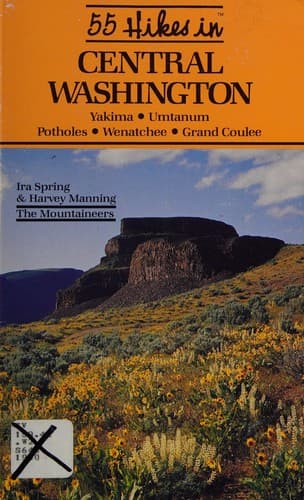 Tapa de 55 hikes in central Washington