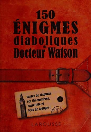 Tapa de 150 énigmes du docteur Watson