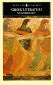Tapa de Greek literature ; an anthology