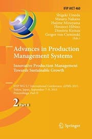 Tapa de Advances in Production Management Systems : Innovative Production Management Towards Sustainable Growth