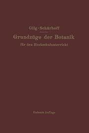 Tapa de Grundzüge der Botanik