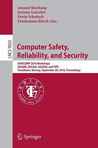 Tapa de Computer Safety, Reliability, and Security