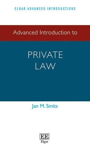 Tapa de Advanced Introduction to Private Law