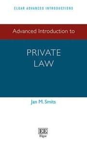 Tapa de Advanced Introduction to Private Law