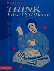 Tapa de Think First Certificate