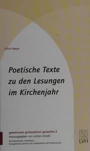 Tapa de Poetische Texte zu den Lesungen im Kirchenjahr