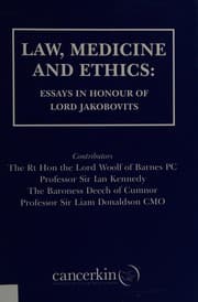 Tapa de Law, Medicine and Ethics