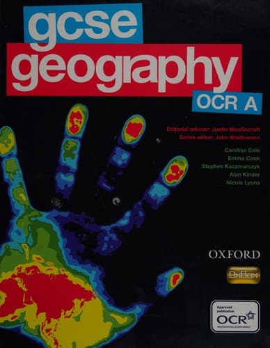 Tapa de GCSE Geography for OCR A