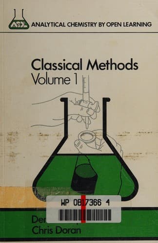 Tapa de Classical methods