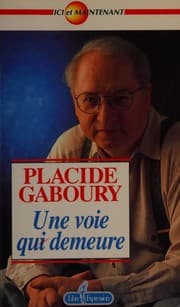 Tapa de Une voie qui demeure