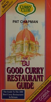Tapa de Pat Chapman's Taj good curry restaurant guide