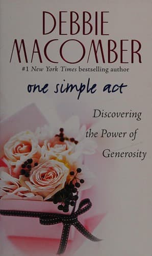 Tapa de One simple act