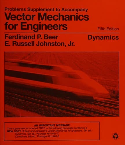 Tapa de Vector Mechanics for Engineers