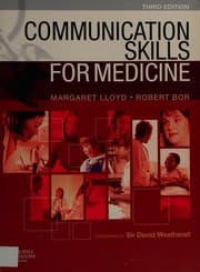 Tapa de Communication skills for medicine
