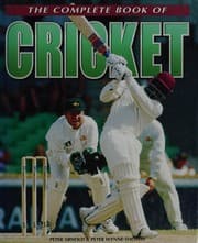 Tapa de The complete book of cricket