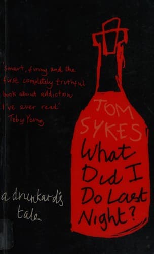 Tapa de What did I do last night?