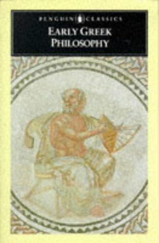 Tapa de Early Greek philosophy