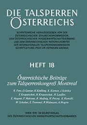 Tapa de Österreichische Beiträge zum Talsperrenkongreß Montreal