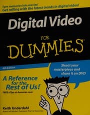 Tapa de Digital video for dummies