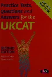 Tapa de Practice Tests, Questions and Answers for the UKCAT