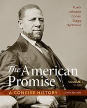 Tapa de The American Promise : A Concise History, Volume 1