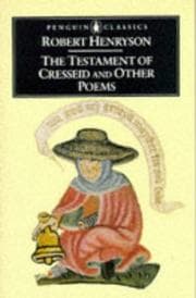 Tapa de The Testament of Cresseid and other poems