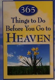 Tapa de 365 things to do before you go to heaven