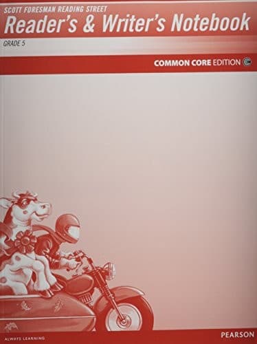 Tapa de READING 2011 READERS AND WRITERS NOTEBOOK GRADE 5