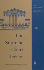 Tapa de The Supreme Court review