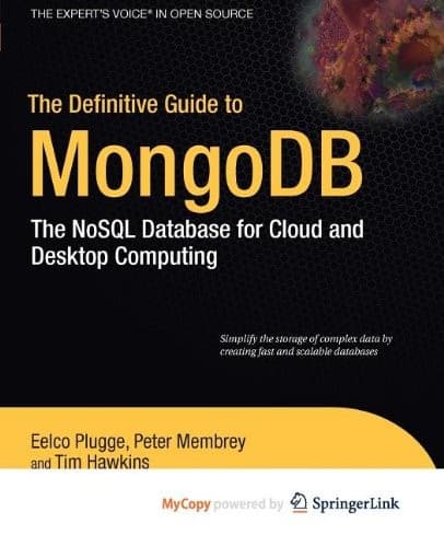 Tapa de The Definitive Guide to MongoDB