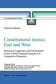 Tapa de Constitutional Justice, East and West