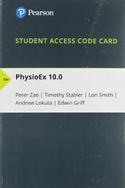 Tapa de Website Access Code Card for PhysioEx 10.0
