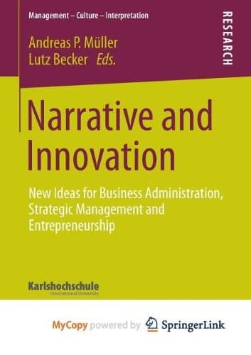 Tapa de Narrative and Innovation