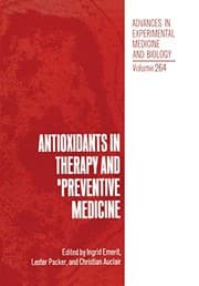 Tapa de Antioxidants in Therapy and Preventive Medicine