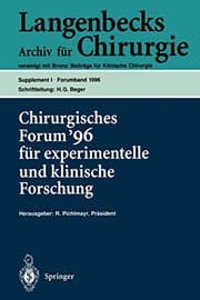 Tapa de Chirurgisches Forum ’96 fur experimentelle und klinische Forschung