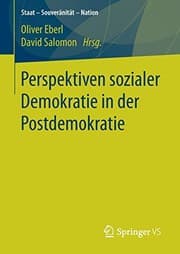 Tapa de Perspektiven sozialer Demokratie in der Postdemokratie