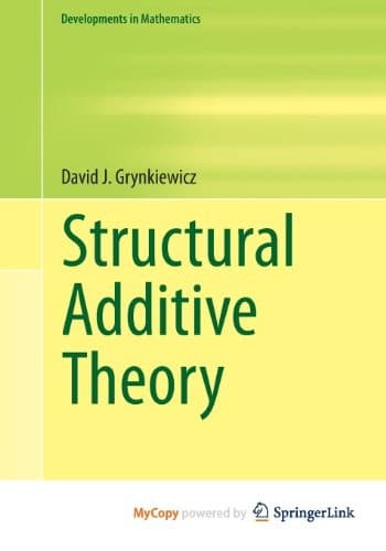 Tapa de Structural Additive Theory