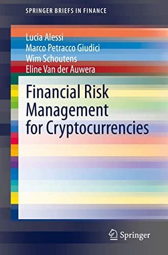 Tapa de Financial Risk Management for Cryptocurrencies