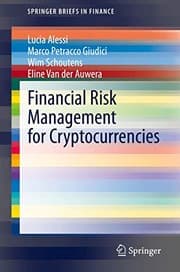 Tapa de Financial Risk Management for Cryptocurrencies