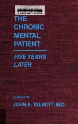 Tapa de The Chronic mental patient