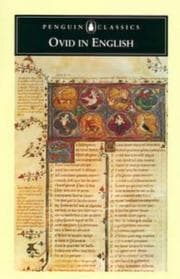 Tapa de Ovid in English