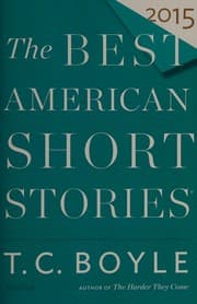 Tapa de The Best American Short Stories 2015