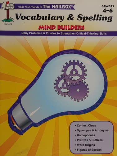 Tapa de Vocabulary & spelling mind builders
