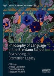Tapa de Philosophy of Language in the Brentano School
