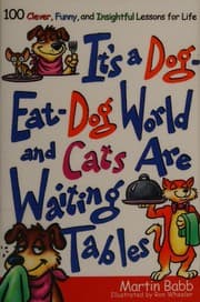 Tapa de Its a dog-eat-dog world and cats are waiting tables