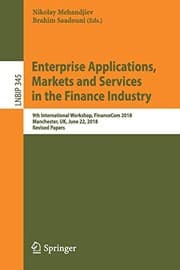 Tapa de Enterprise Applications, Markets and Services in the Finance Industry