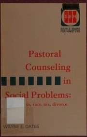 Tapa de Pastoral Counseling in Social Problems