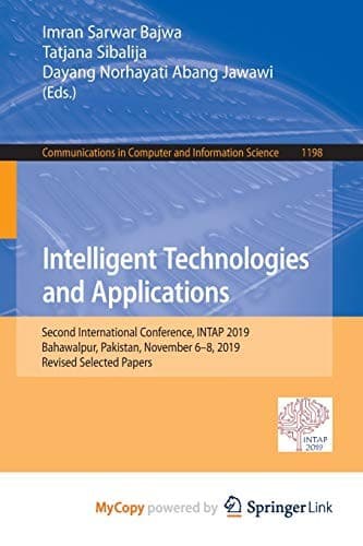 Tapa de Intelligent Technologies and Applications