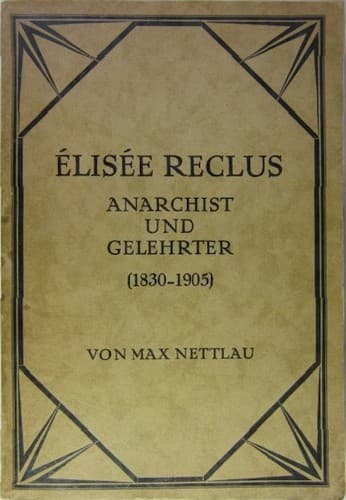 Tapa de Élisée Reclus